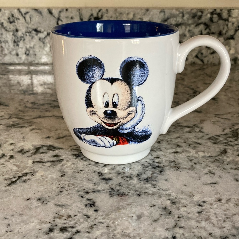 Disney Mickey Mouse Mug with Blue Interior